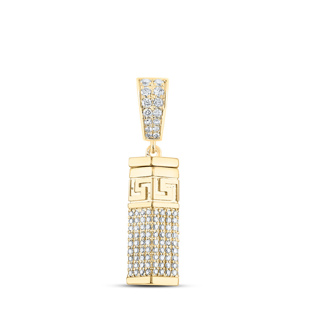 7/8CTW-NAT DIA NK URN PENDANT Daisy Joyeria