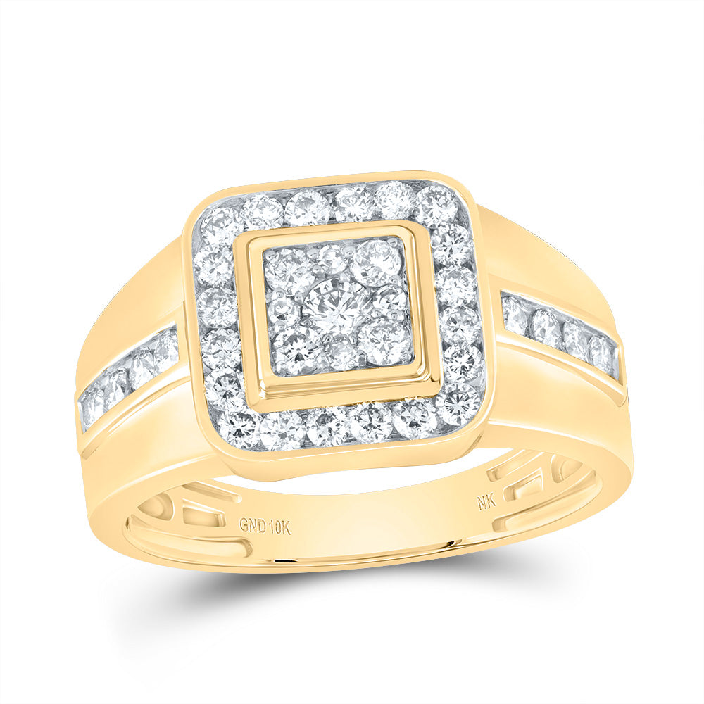 1CTW-NAT DIA NK MENS RING 10 Daisy Joyeria