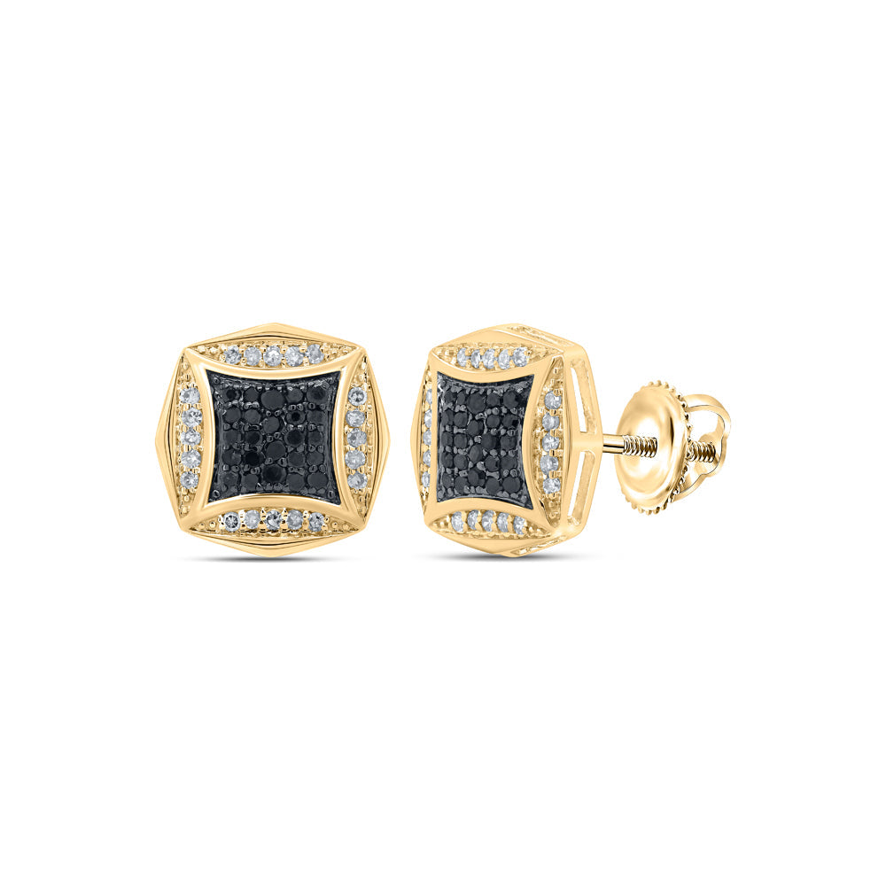 1/4CTW-NAT DIA NK CUSHION EARRING Daisy Joyeria