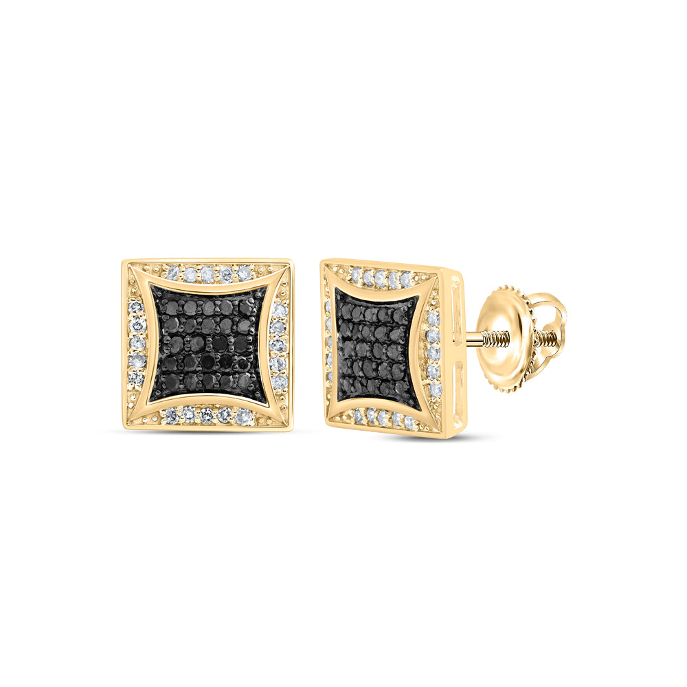 1/3CTW-NAT DIA NK SQUARE EARRING Daisy Joyeria
