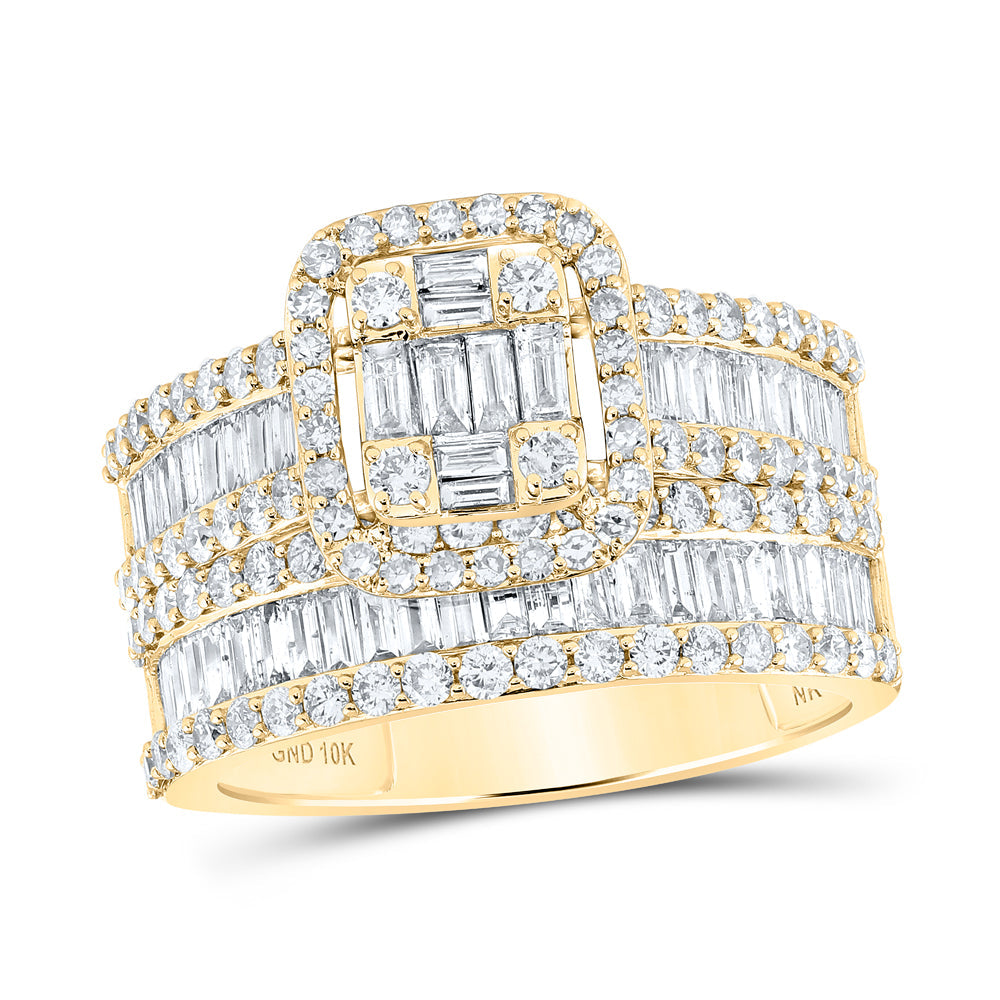 2CTW-NAT DIA NK BRIDAL SET 7 Daisy Joyeria