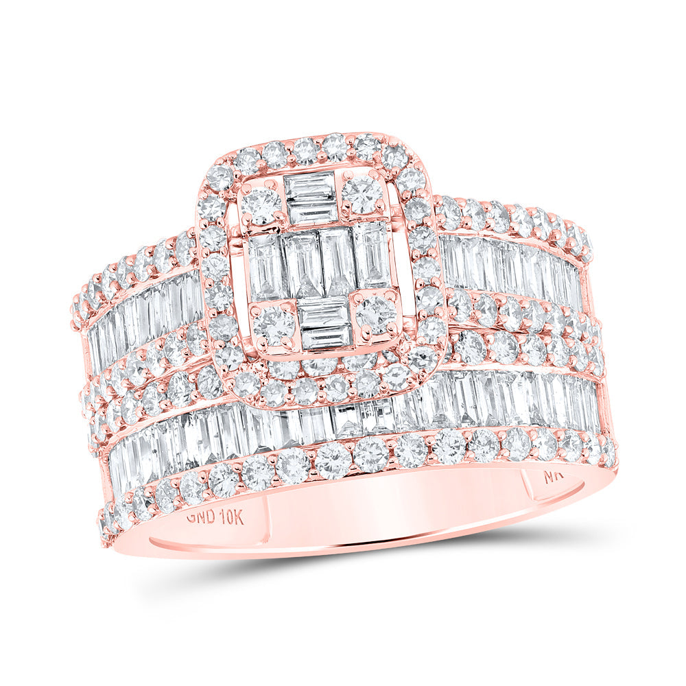 2CTW-NAT DIA NK BRIDAL SET 7 Daisy Joyeria