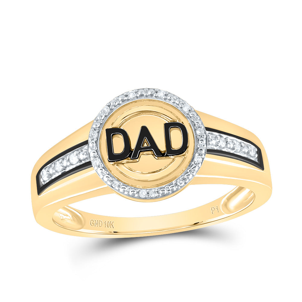 1/12CTW-NAT DIA P1 DAD MENS RING 10 Daisy Joyeria