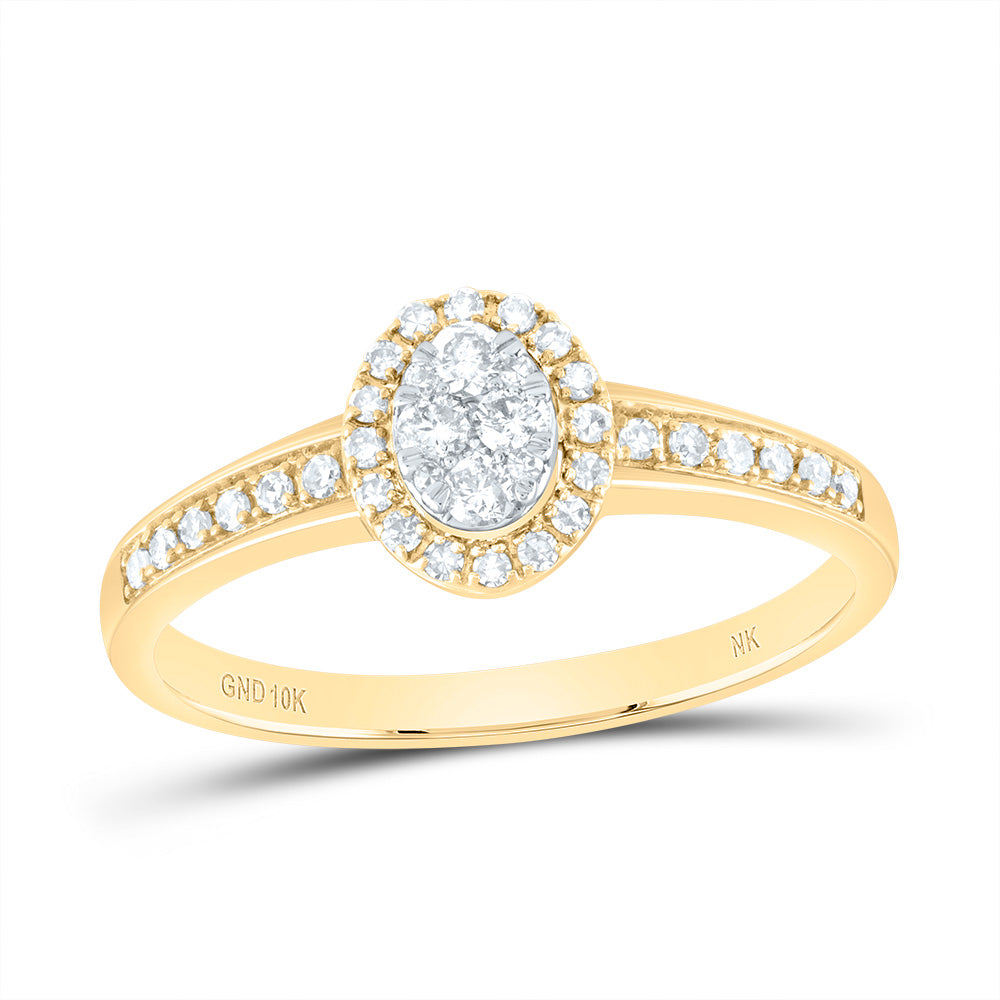 1/4CTW-NAT DIA NK RING 7 Daisy Joyeria
