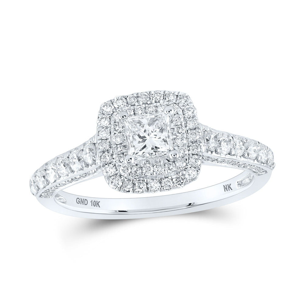 1CTW-NAT DIA NK 1/3CT-CPR DOUBLE HALO ENGAGEMENT 7 Daisy Joyeria
