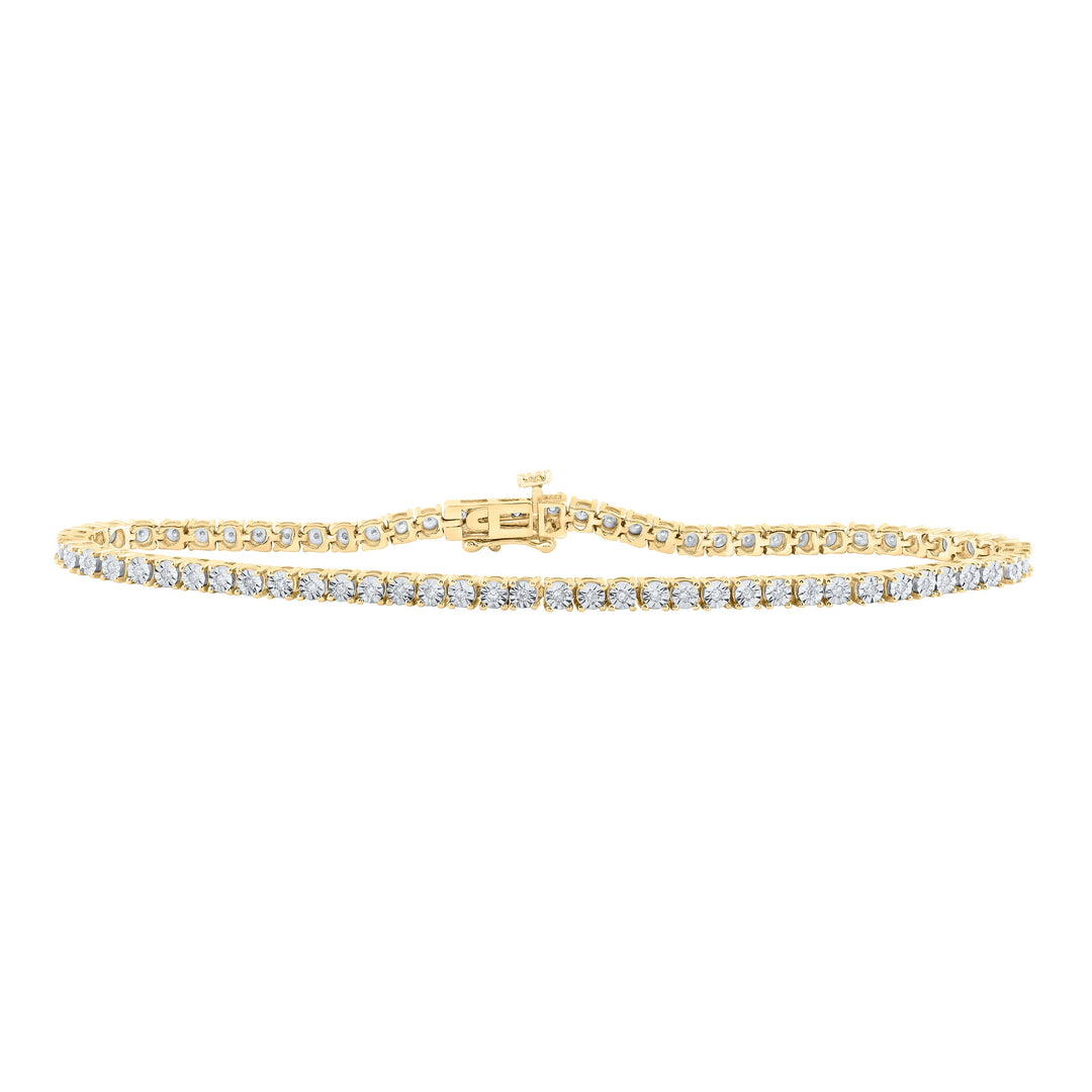 1/3CTW-NAT DIA NK FANUK BRACELET Daisy Joyeria