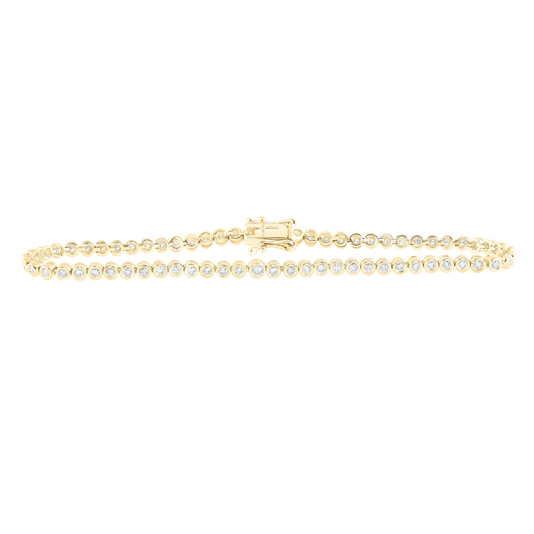 7/8CTW-NAT DIA NK BRACELET (7 INCH) Daisy Joyeria