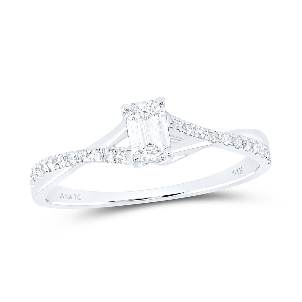 3/8CTW-NAT DIA ANA M 1/3CT-CEME ENGAGEMENT RING 7 Daisy Joyeria