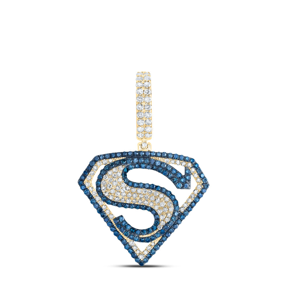 1 5/8CTW-NAT DIA NK MEN'S CHARM Daisy Joyeria