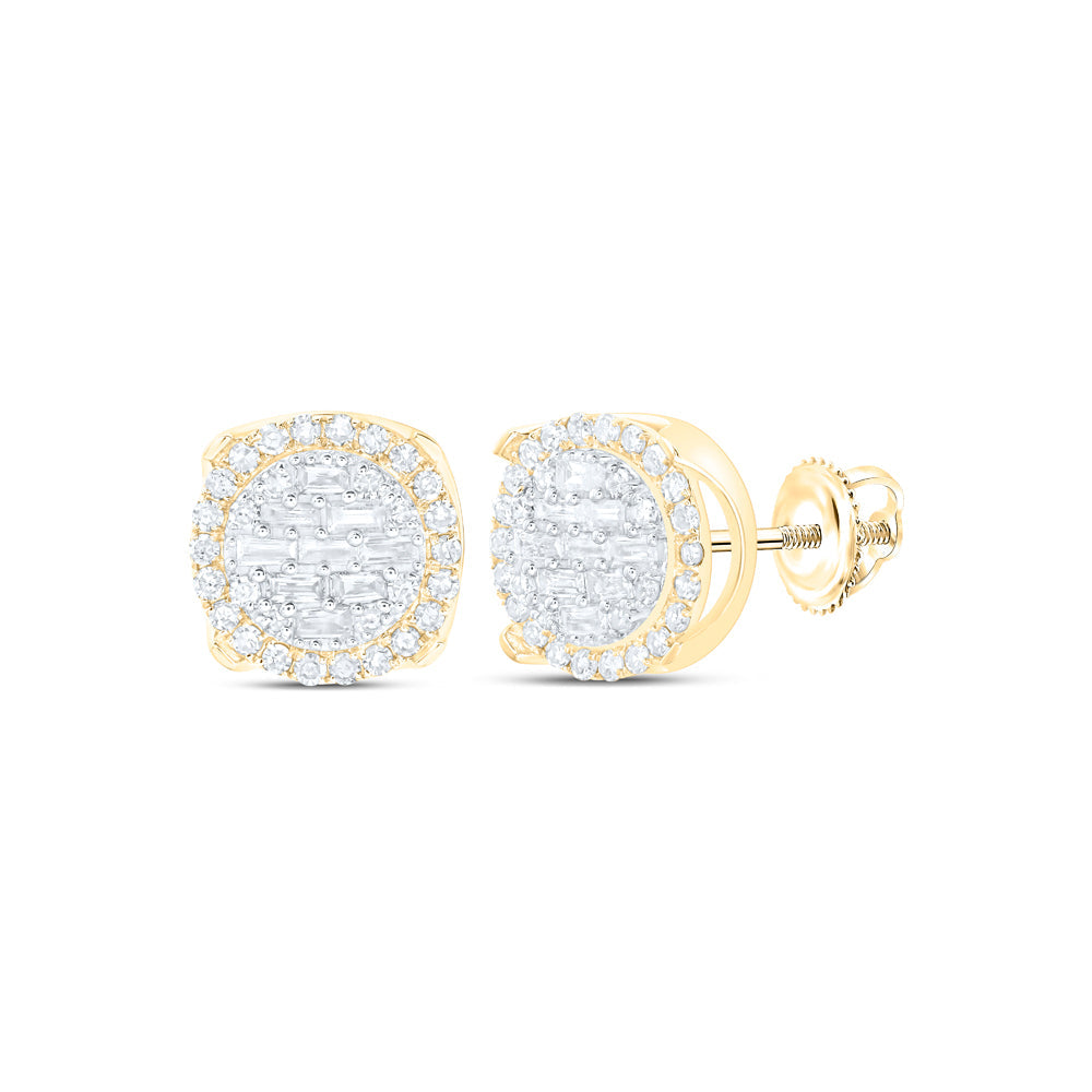 1/2CTW-NAT DIA NK ROUND EARRING Daisy Joyeria