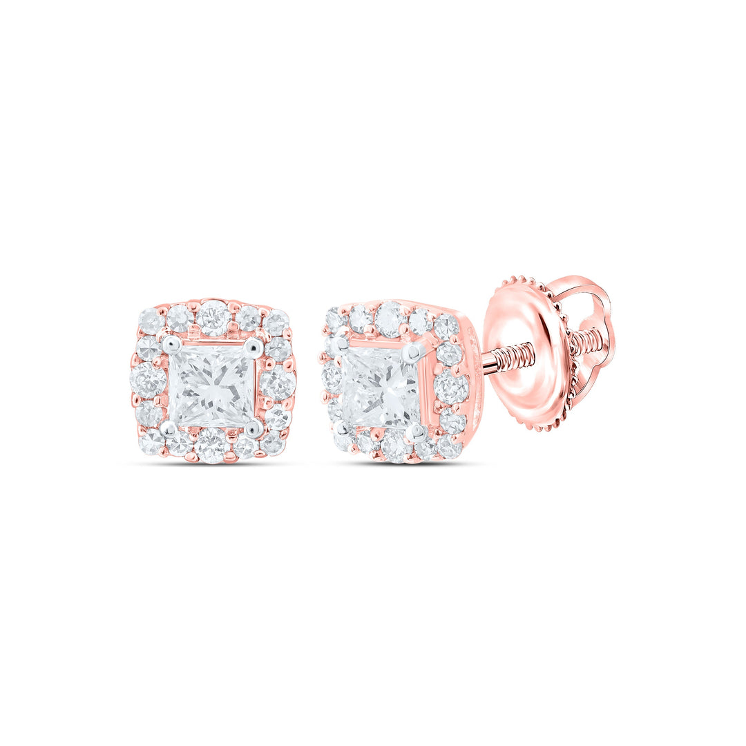 1/2CTW-NAT DIA NKE FASHION CUSHION EARRING Daisy Joyeria