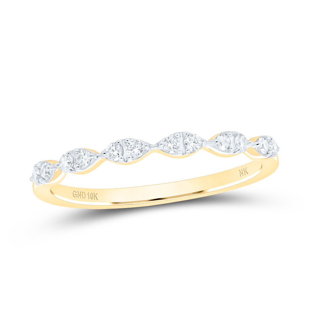 1/6CTW-NAT DIA NK GIFT STACKBLE BAND Daisy Joyeria