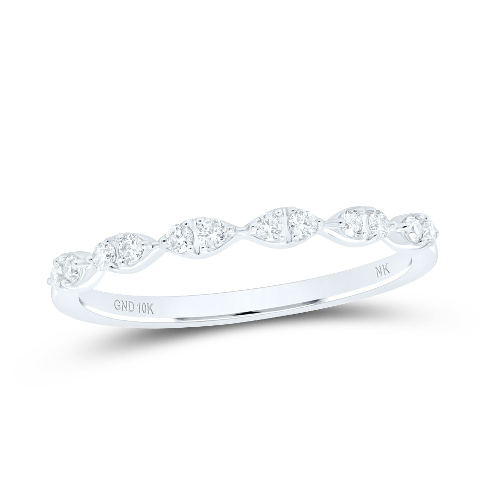 1/6CTW-NAT DIA NK GIFT STACKBLE BAND Daisy Joyeria