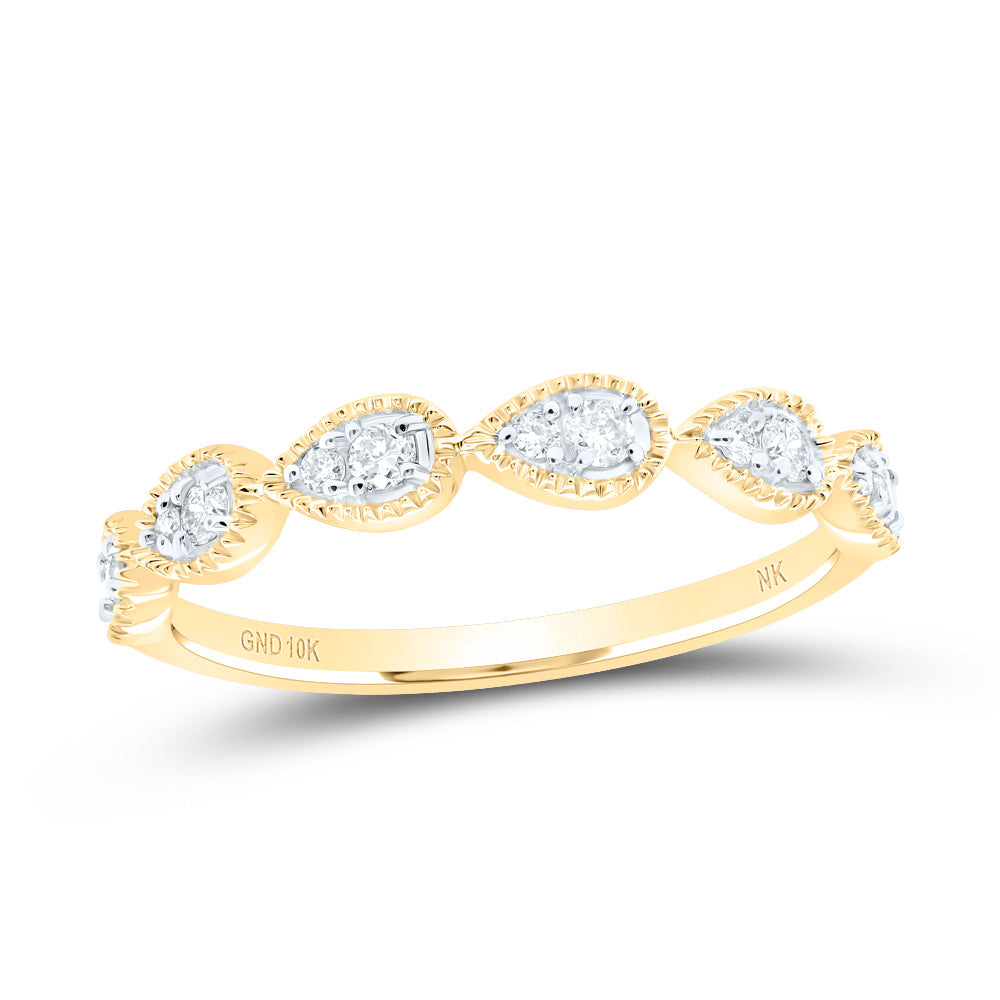 1/6CTW-NAT DIA NK GIFT STACKABLE BAND Daisy Joyeria