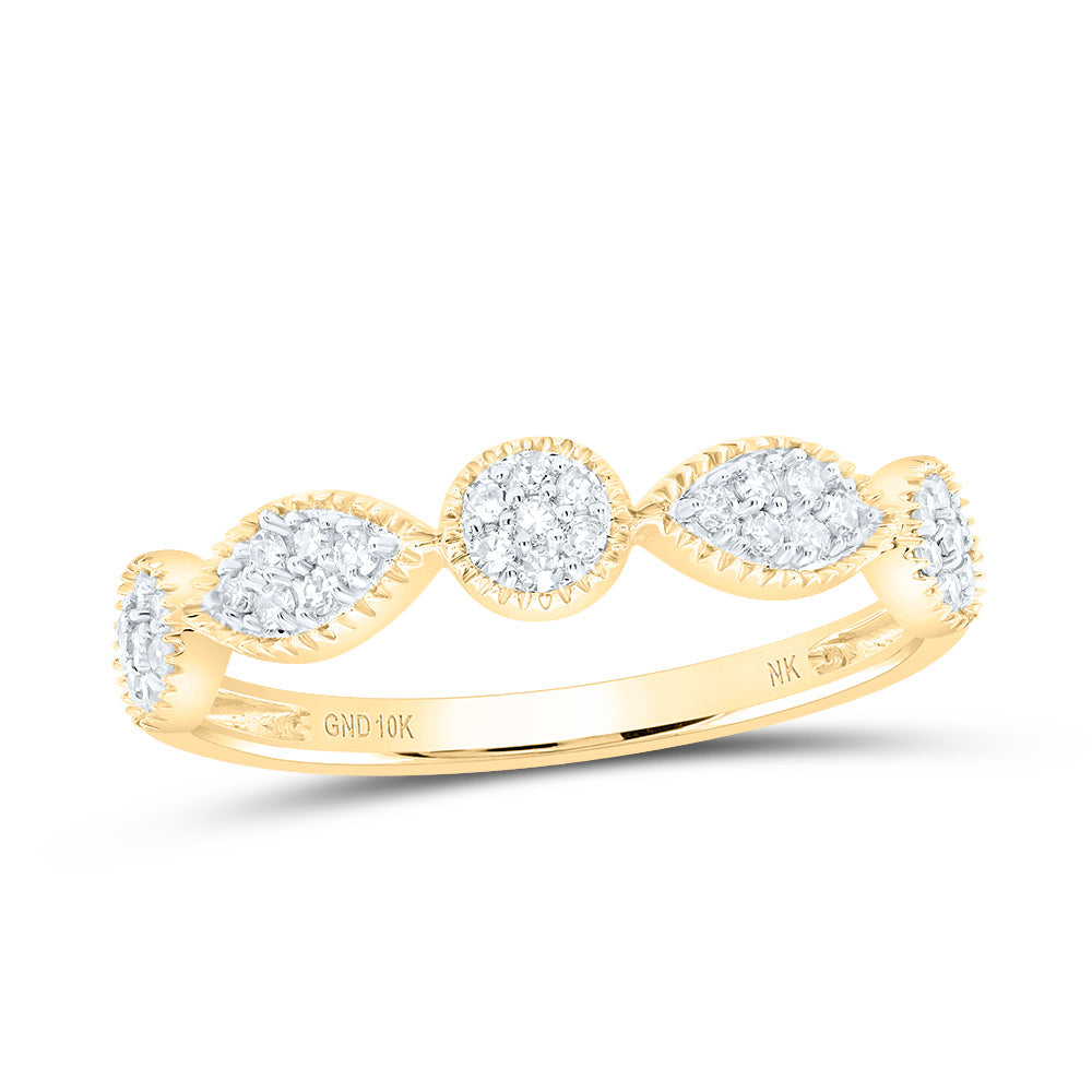 1/6CTW-NAT DIA NK GIFT STACKBLE BAND Daisy Joyeria