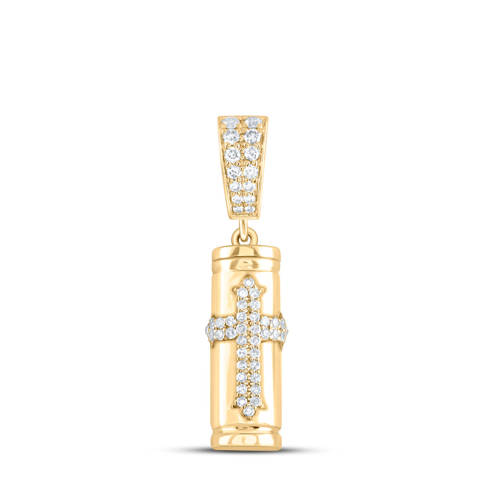 3/8CTW-DIA NK URN MENS CHARM Daisy Joyeria