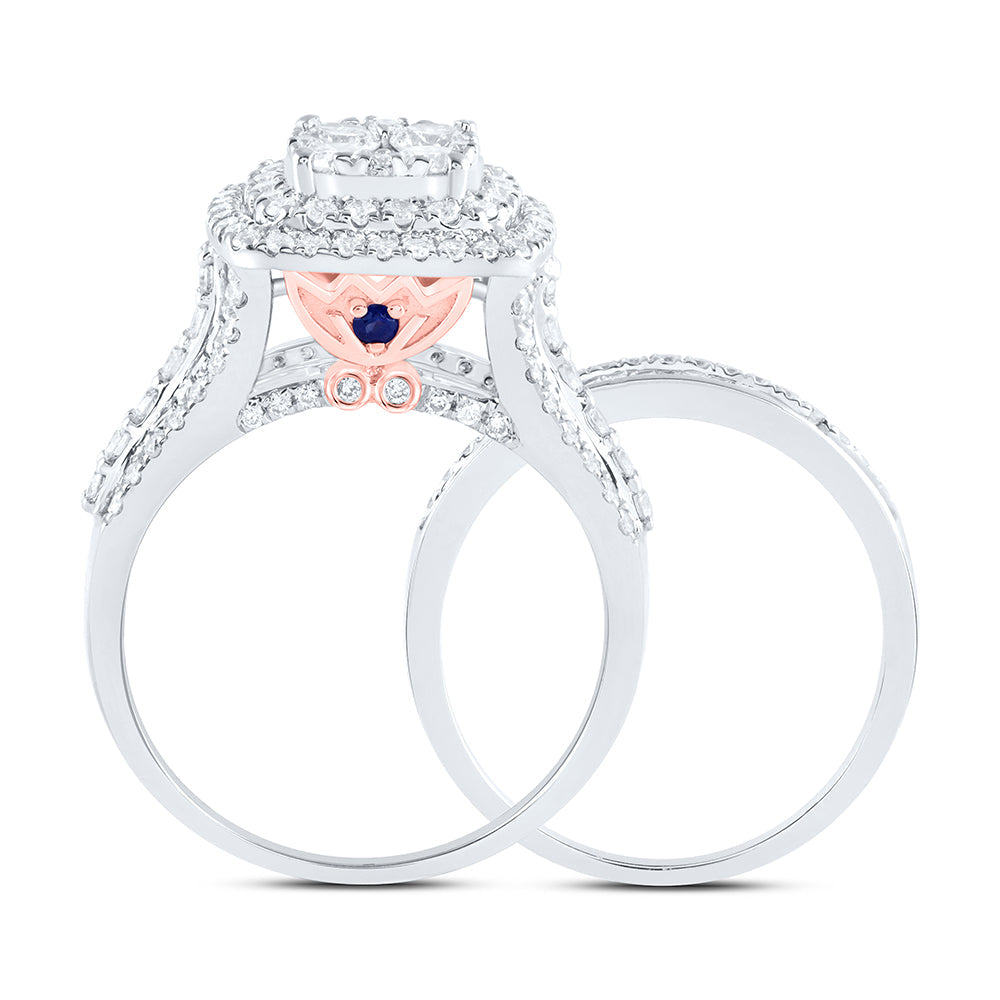 2 1/4CTW-DIA ANA M FASHION BRIDAL SET 7 Daisy Joyeria