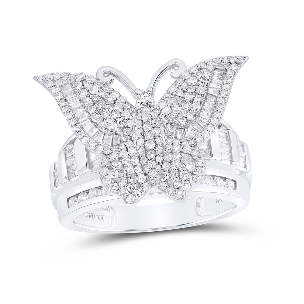 1 1/2CTW-DIA NK FASHION BUTTERFLY RING 7 Daisy Joyeria