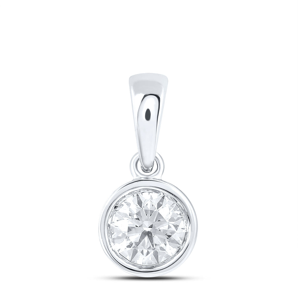 3/8CTW DIA SUP SOLITAIRE PENDANT Daisy Joyeria