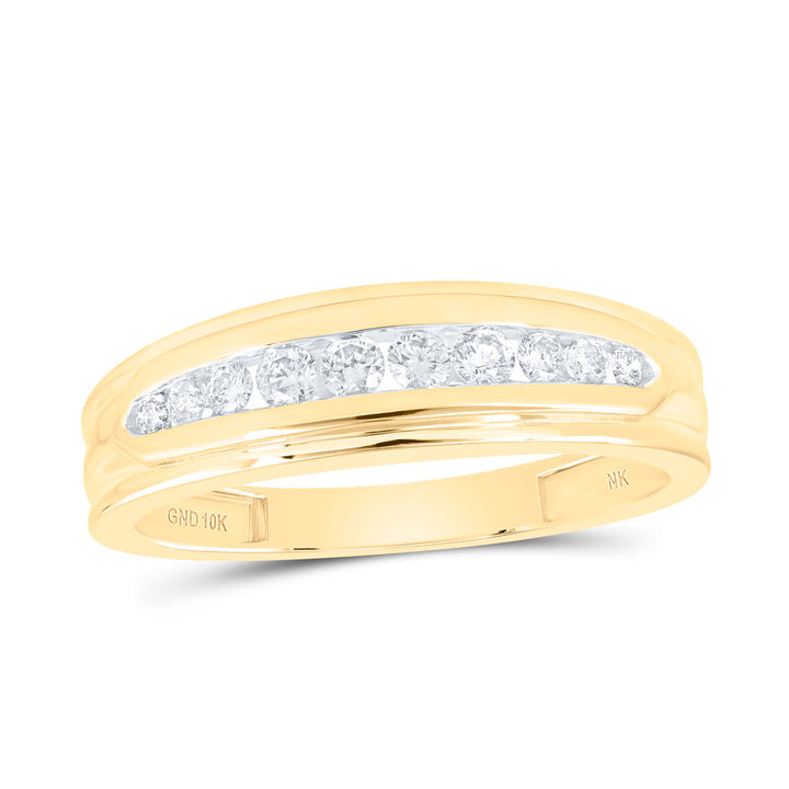 1CTW-NAT DIA NK ROUND  His Hers TRIO SET Daisy Joyeria