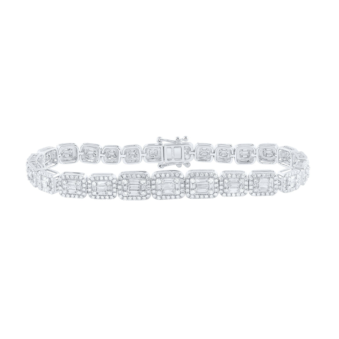 2 7/8CTW-NAT DIA ANA M FASHION LADIES BRACELET (7 INCH) Daisy Joyeria