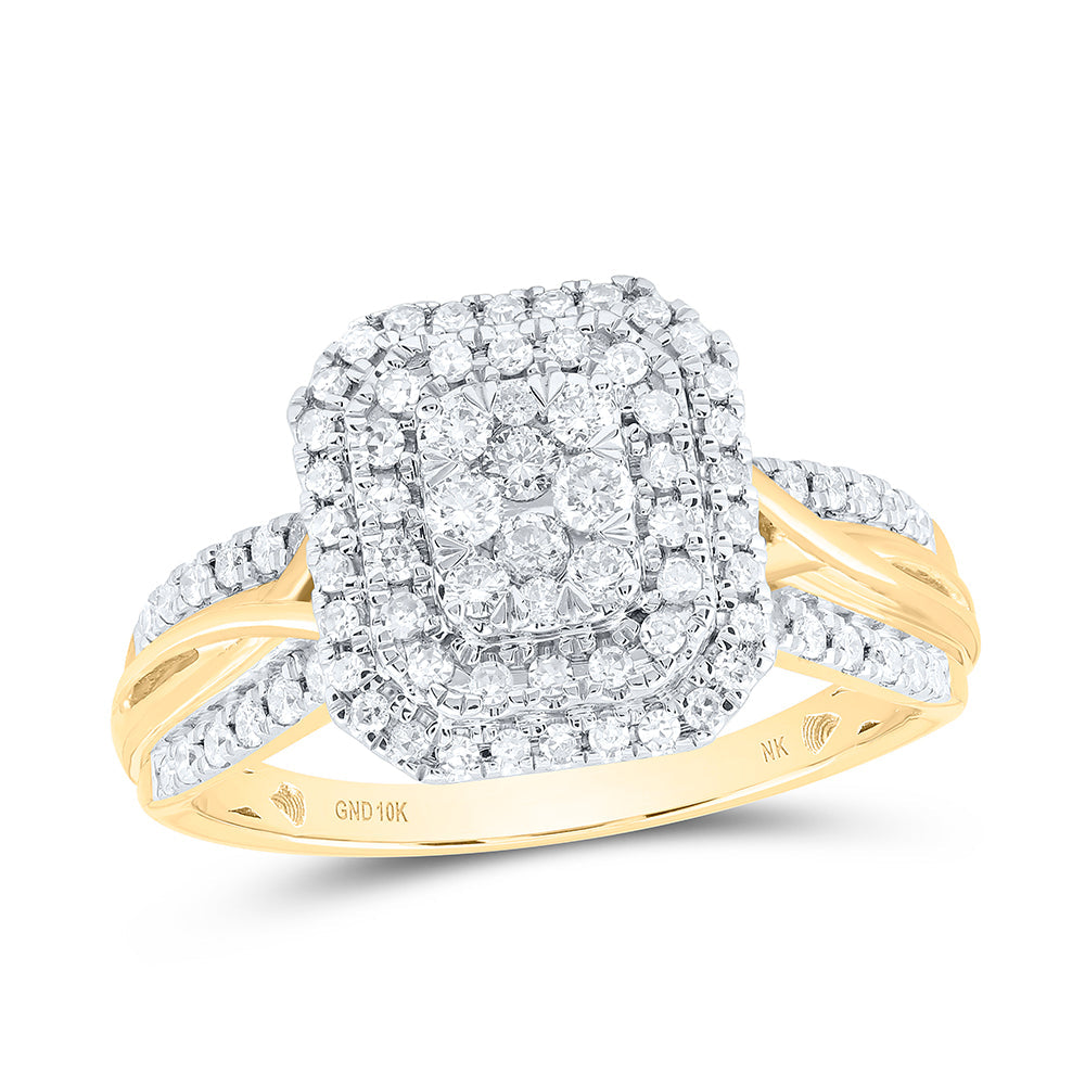 1/2CTW-DIA NK FASHION RING 7 Daisy Joyeria