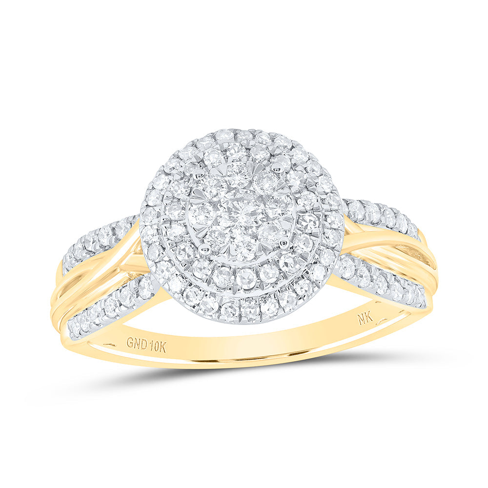 1/2CTW-DIA NK FASHION RING 7 Daisy Joyeria