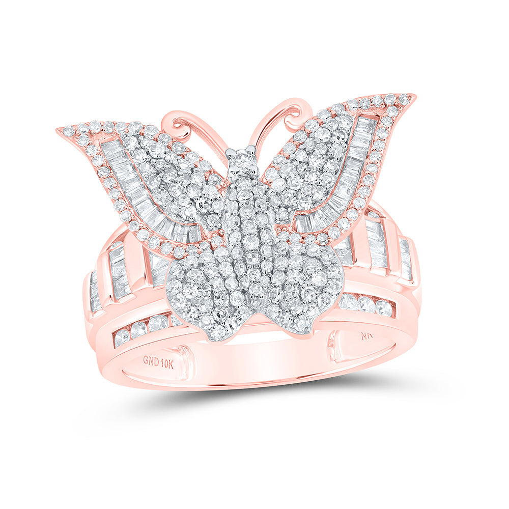 1 1/2CTW-DIA NK FASHION BUTTERFLY RING 7 Daisy Joyeria