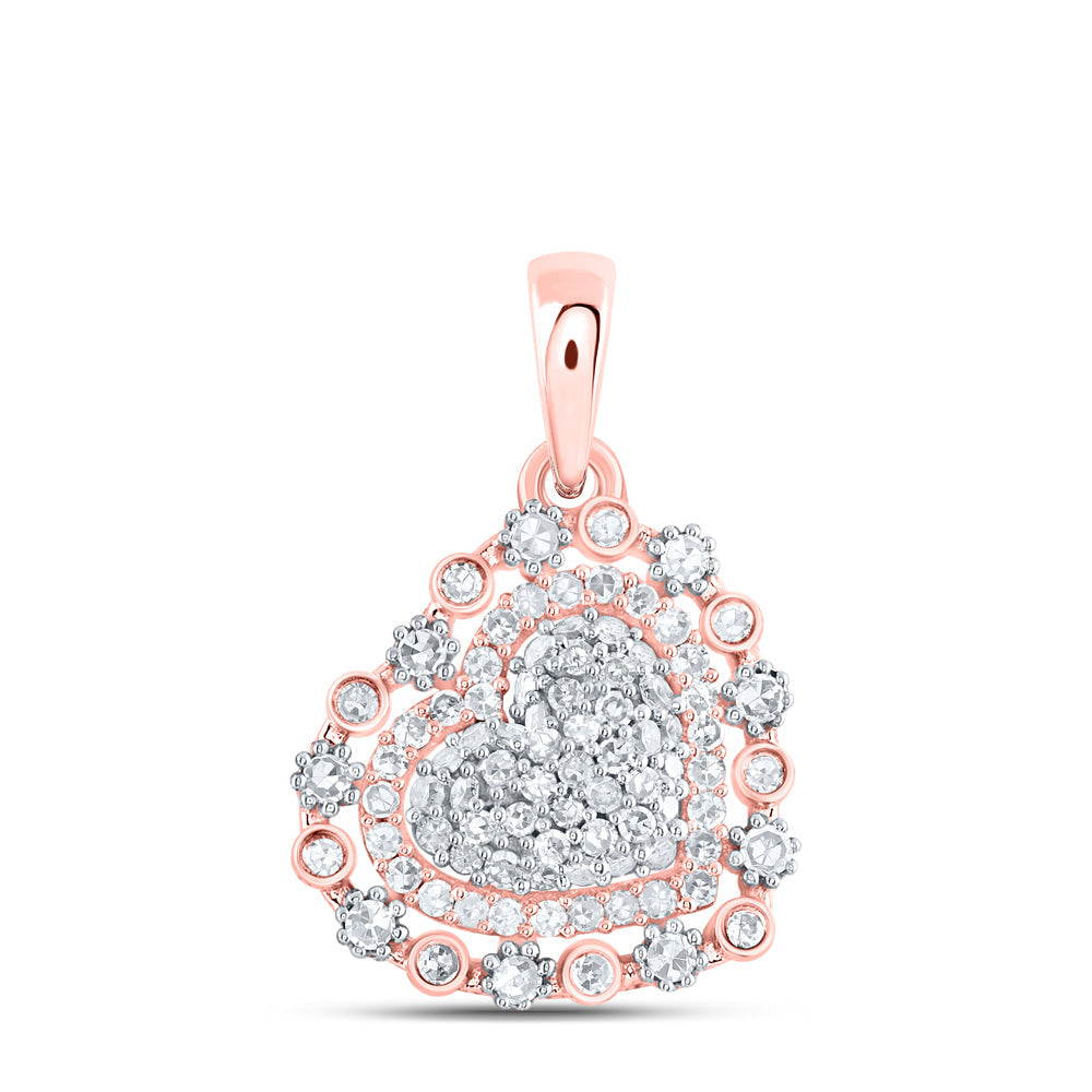 1/3CTW - DIA NK GIFT HEART PENDANT Daisy Joyeria