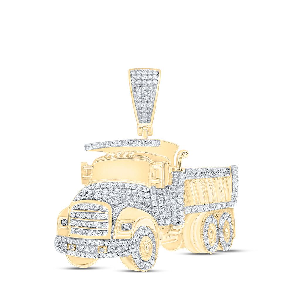 7/8CTW-DIA NK TRUCK MENS CHRAM Daisy Joyeria