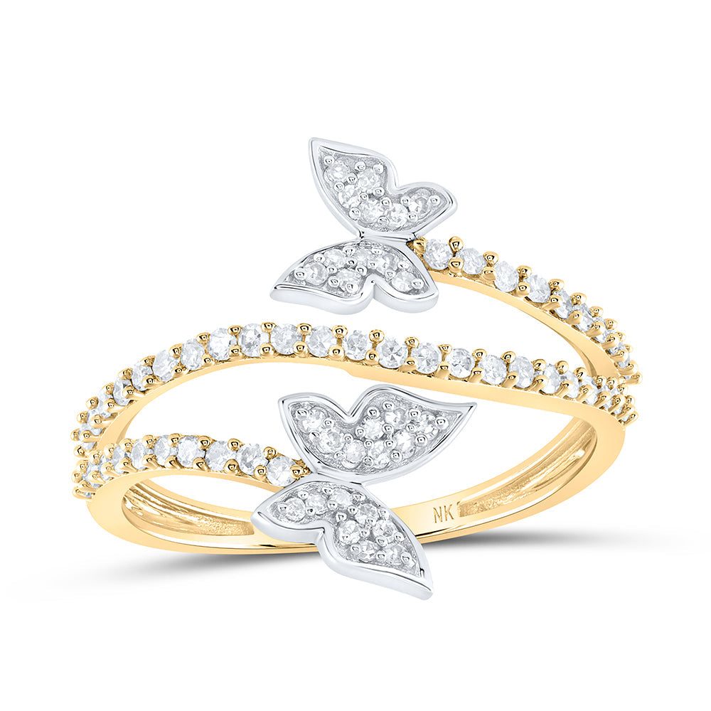 1/3CTW-DIA NK GIFT BUTTERFLY RING 7 Daisy Joyeria