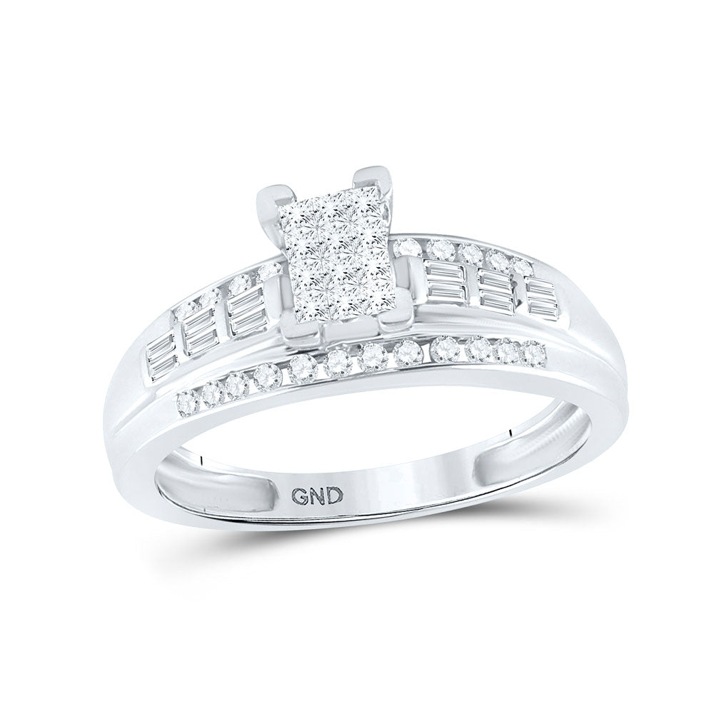 1/2CT-DIA P1 INVISIBLE CINDY RING 7 Daisy Joyeria