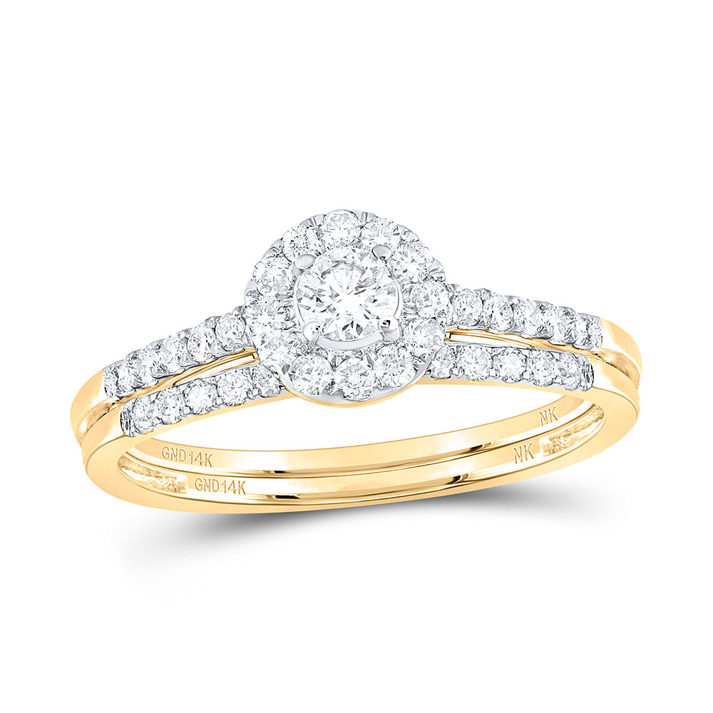 1/2CTW-DIA NK BRIDAL SET 7 Daisy Joyeria