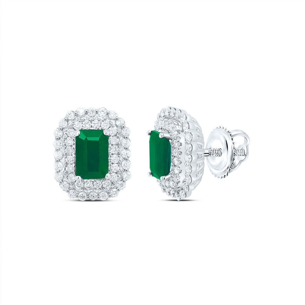 1/2CTW-NAT DIA ANA M 6X4MM EM-EM NAT GEM EARRING Daisy Joyeria
