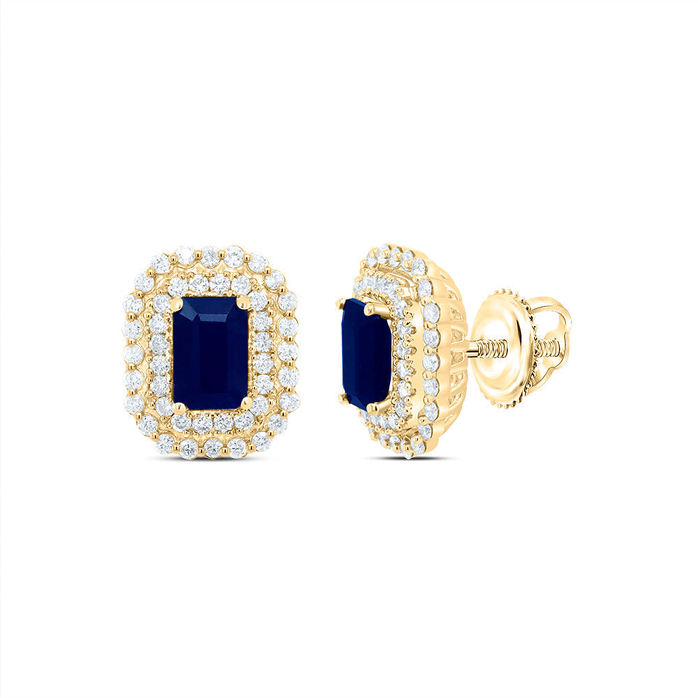 1/2CTW-NAT DIA ANA M 6X4MM EM-BS NAT GEM EARRING Daisy Joyeria