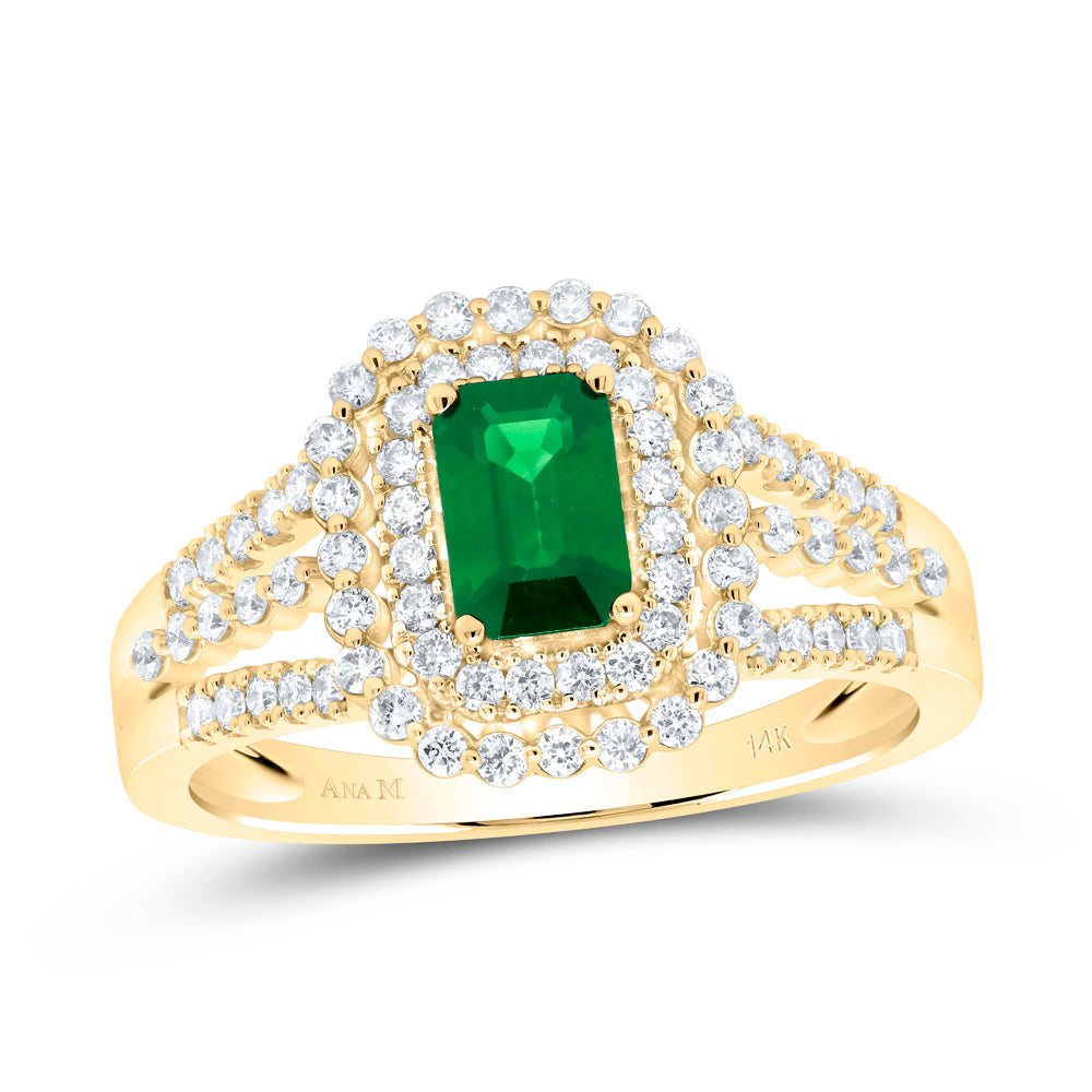 1/2CTW-NAT DIA ANA M 6X4MM EM-EM NAT GEM RING 7 Daisy Joyeria