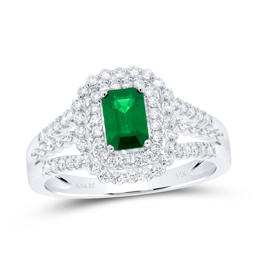 1/2CTW-NAT DIA ANA M 6X4MM EM-EM NAT GEM RING 7 Daisy Joyeria