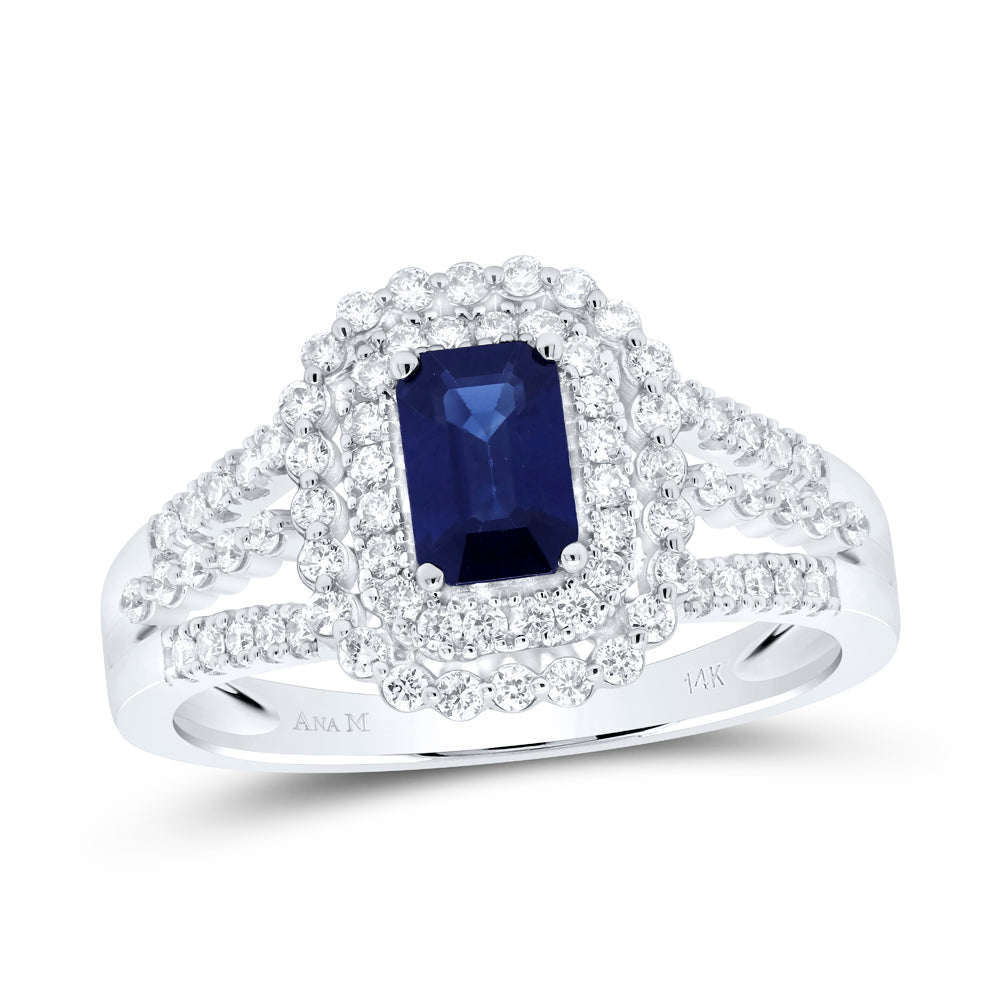 1/2CTW-NAT DIA ANA M 6X4MM EM-BS NAT GEM RING 7 Daisy Joyeria