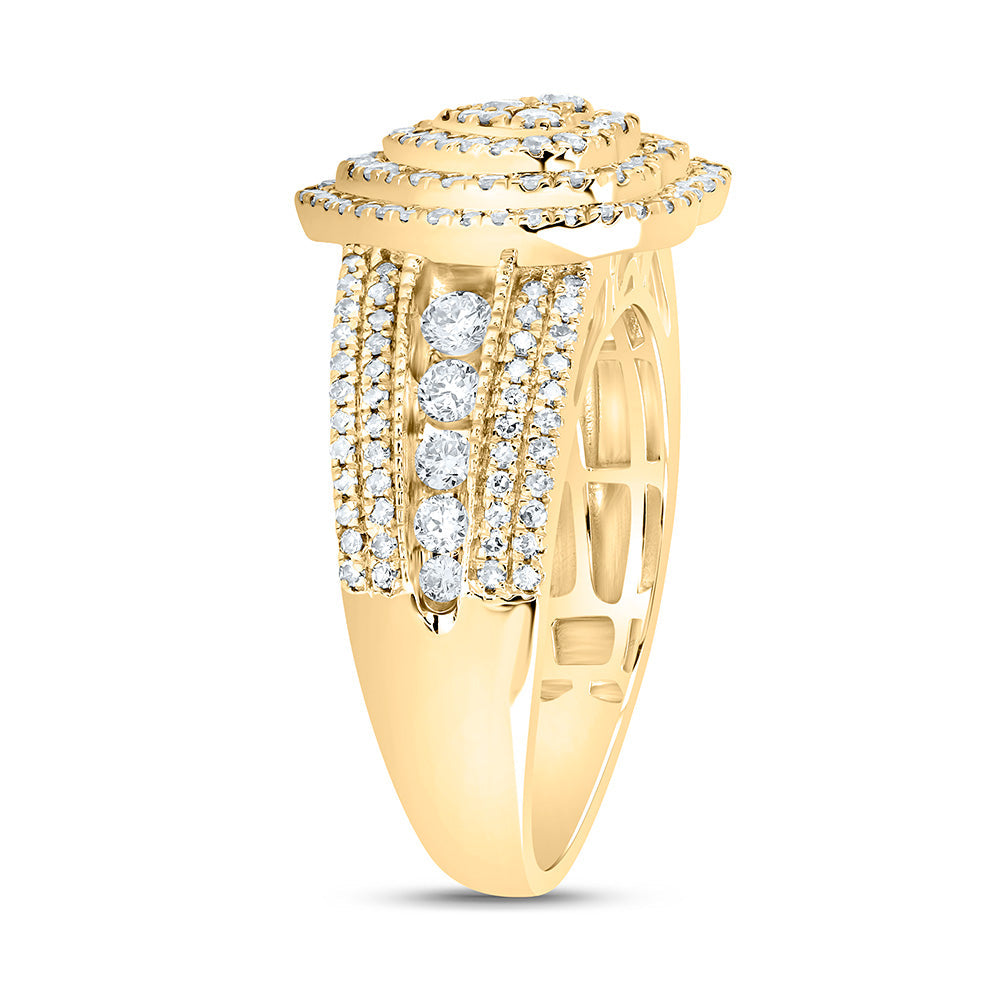 1 CTW NAT DIA NK FASHION HEART RING 7 Daisy Joyeria