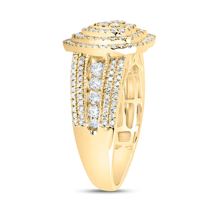 1 CTW NAT DIA NK FASHION HEART RING 7 Daisy Joyeria