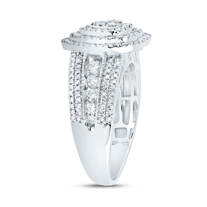 1 CTW NAT DIA NK FASHION HEART RING 7 Daisy Joyeria