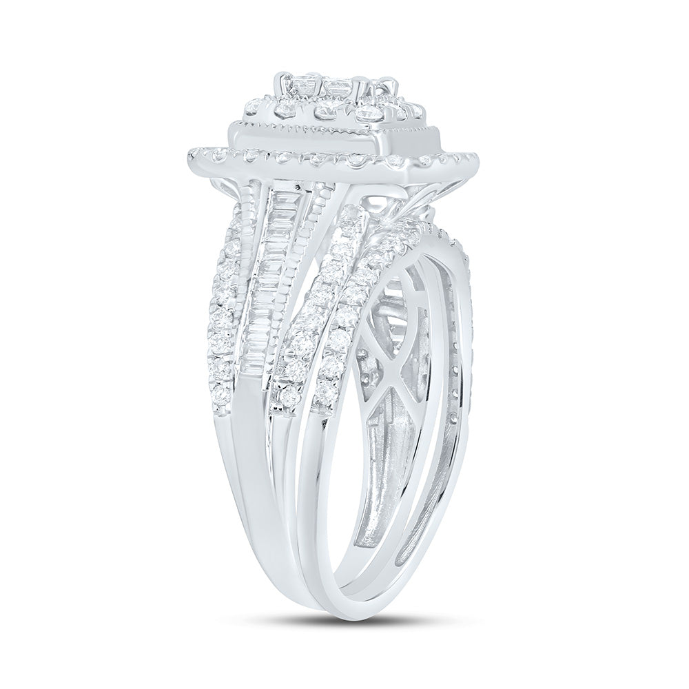 1CTW-NAT DIA CN CUSHION DOUBLE HALO BRIDAL SET 7 Daisy Joyeria