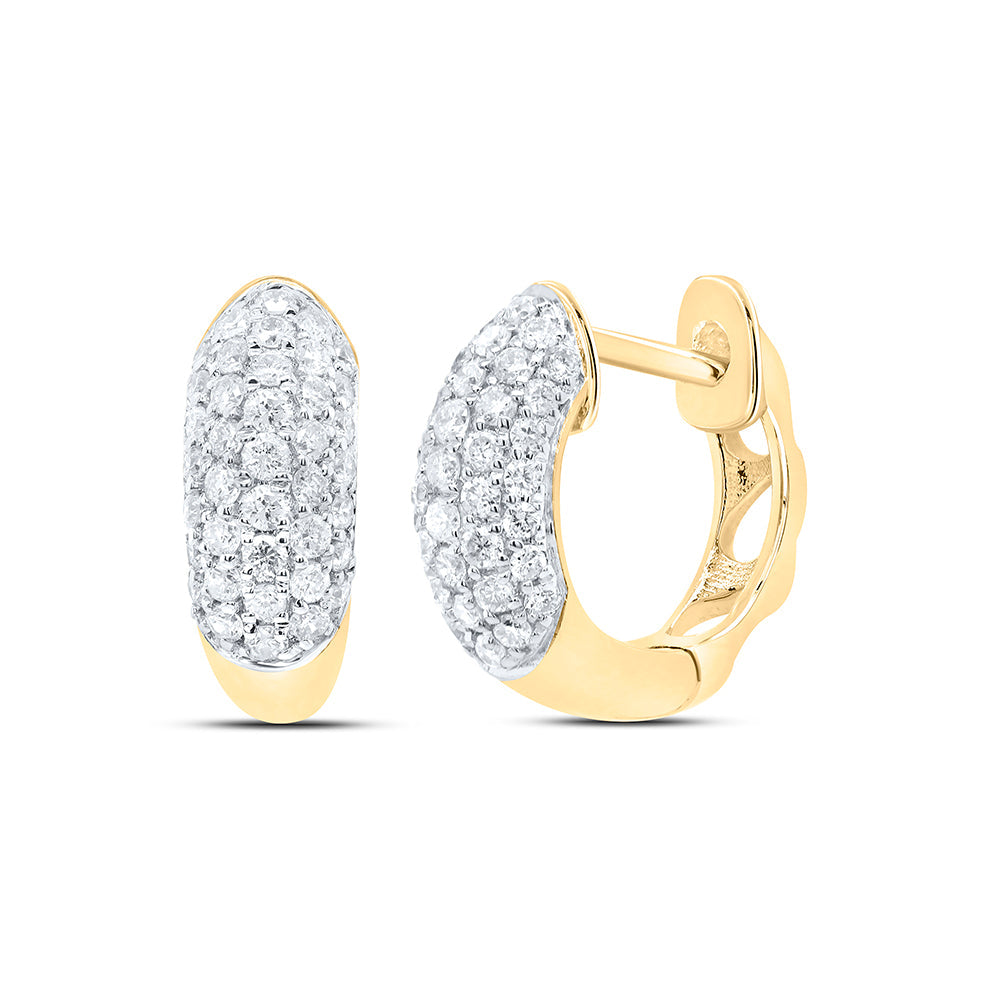 3/8CTW-NAT DIA CN FASHION EARRING Daisy Joyeria