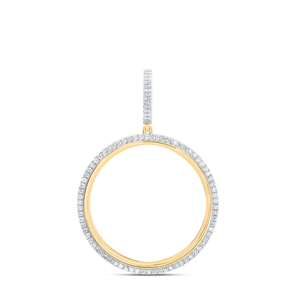 1 1/2CTW-NAT DIA NK CENTENARIO BEZEL MEMORY PENDANT Daisy Joyeria