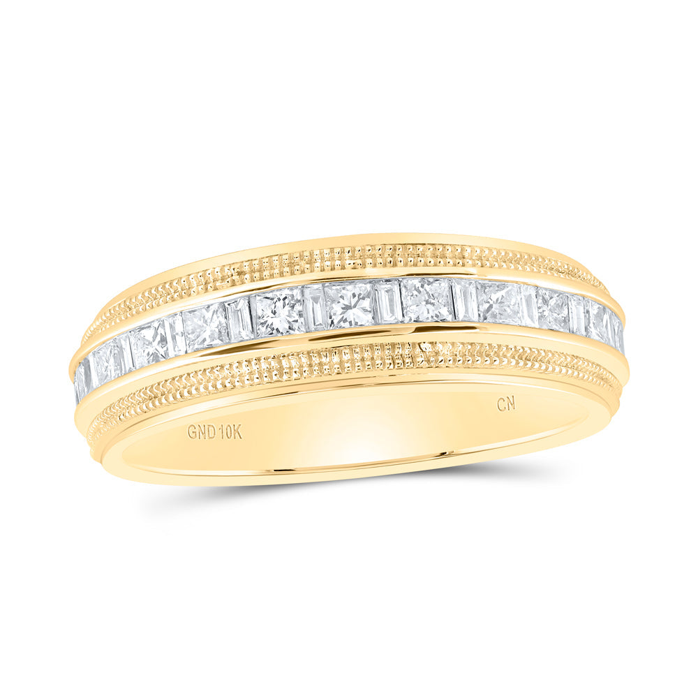 3/4CTW-NAT DIA CN FASHION MENS RING 10 Daisy Joyeria