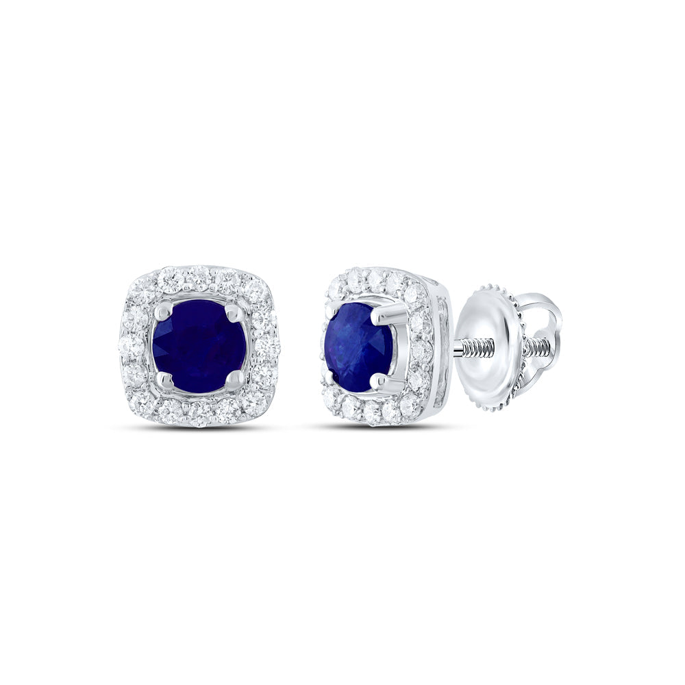 1/5CTW-NAT DIA CN 4MM RD-BS NAT GEM STUD EARRING Daisy Joyeria