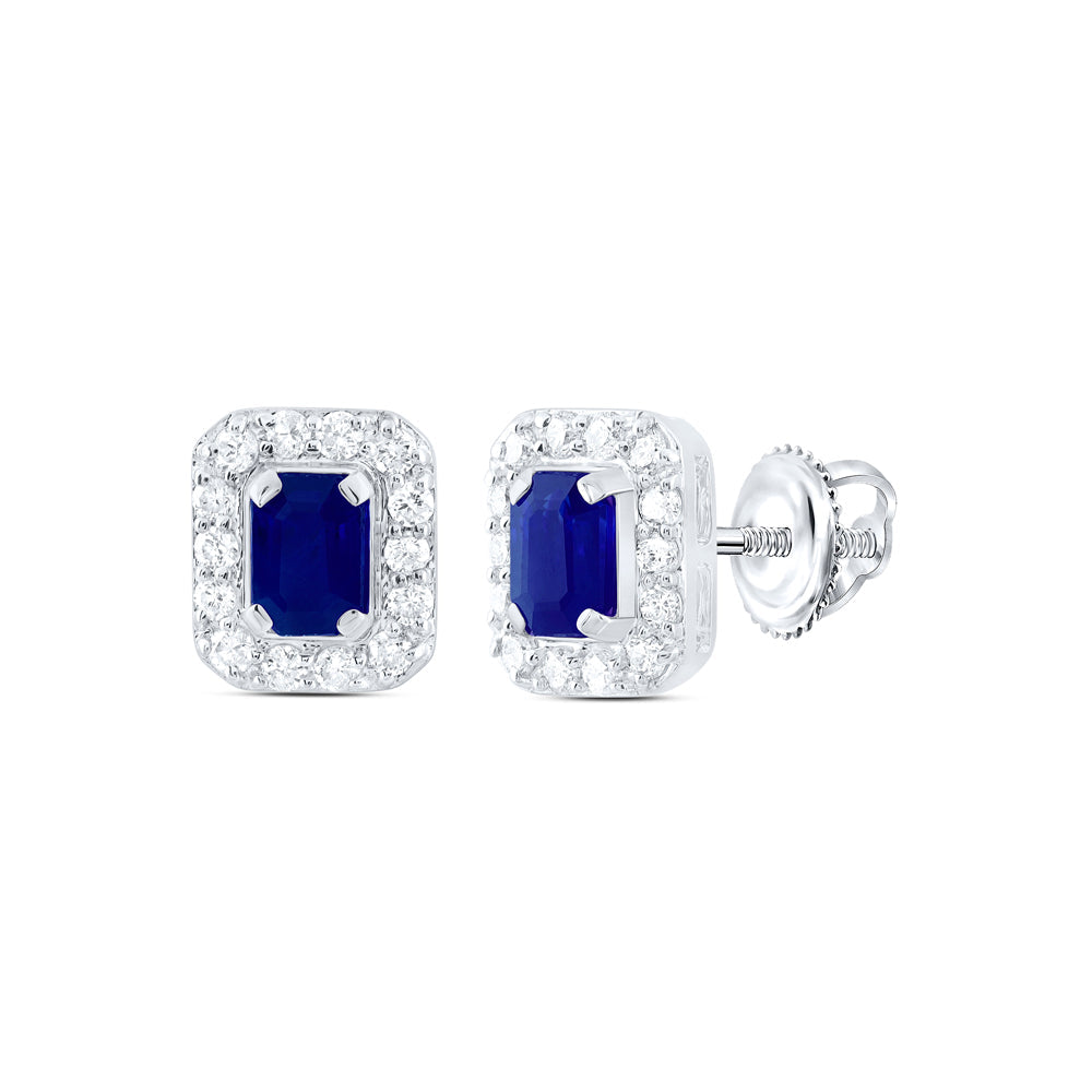1/5CTW-NAT DIA CN 4X3MM EM-BS NAT GEM STUD EARRING Daisy Joyeria