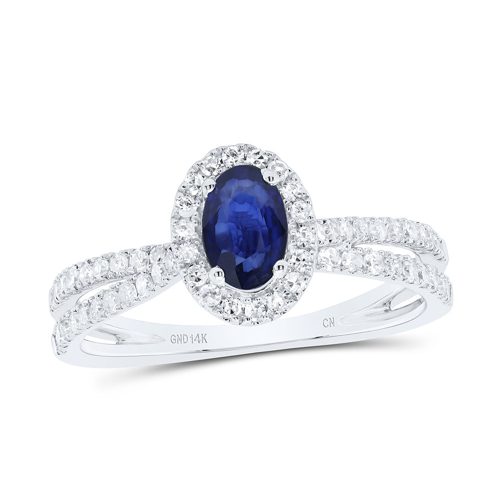 3/8CTW-NAT DIA CN 6X4MM OV-BS NAT GEM RING 7 Daisy Joyeria