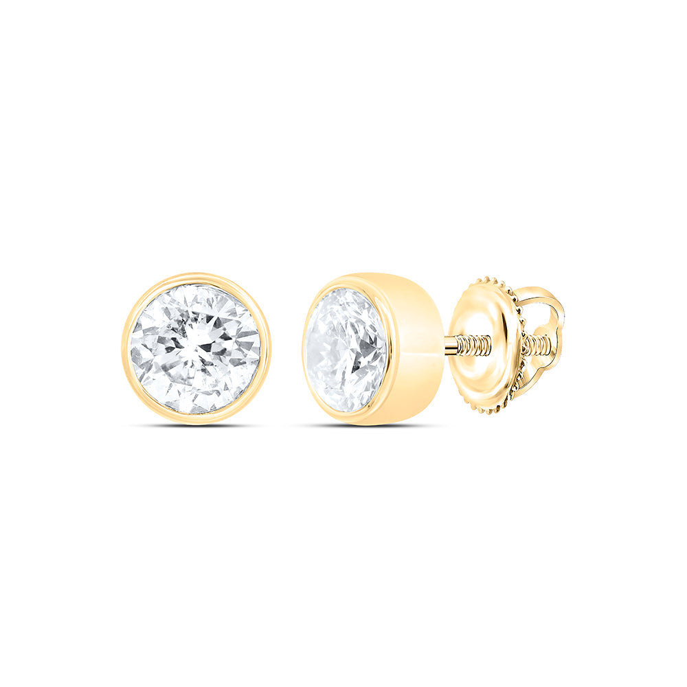 1/4CTW-NAT DIA EXCELLENT STUD SOLITAIRE EARRING Daisy Joyeria