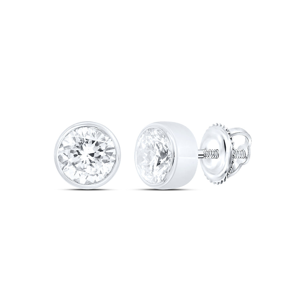 1/4CTW-NAT DIA EXCELLENT STUD SOLITAIRE EARRING Daisy Joyeria